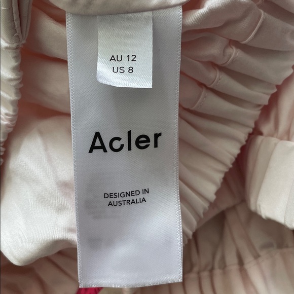 ACLER Marquis Cotton Collar Crop Top Shell Pink - Picture 14 of 15